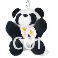 Bow panda keychain Bow panda keychain
